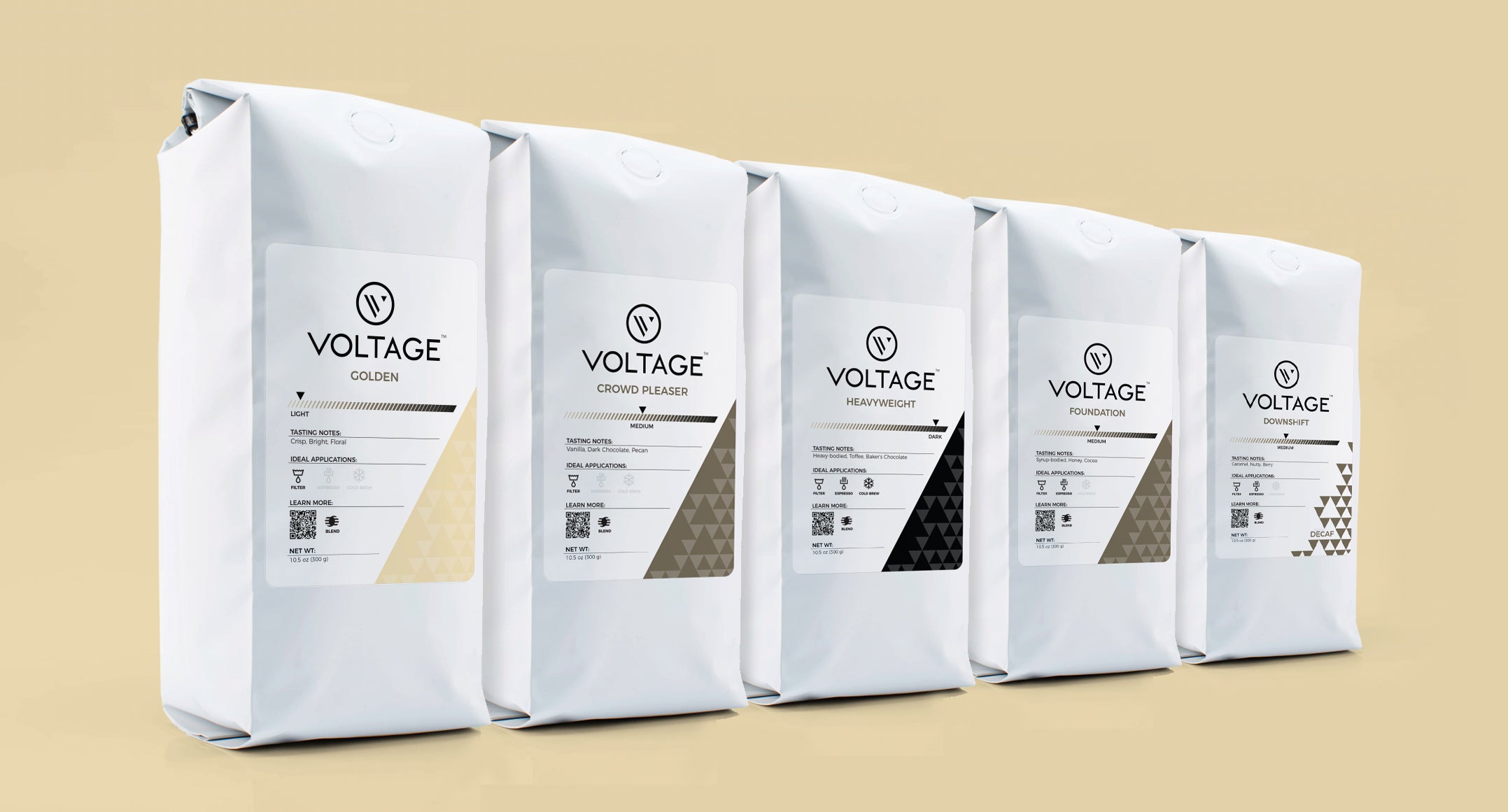 Voltage Coffee Whole Bean Sample Pack