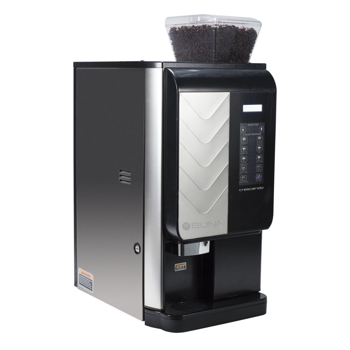 Bunn Crescendo Bean-to-Cup Touchscreen Espresso Machine (Powdered Milk) 44300.0201