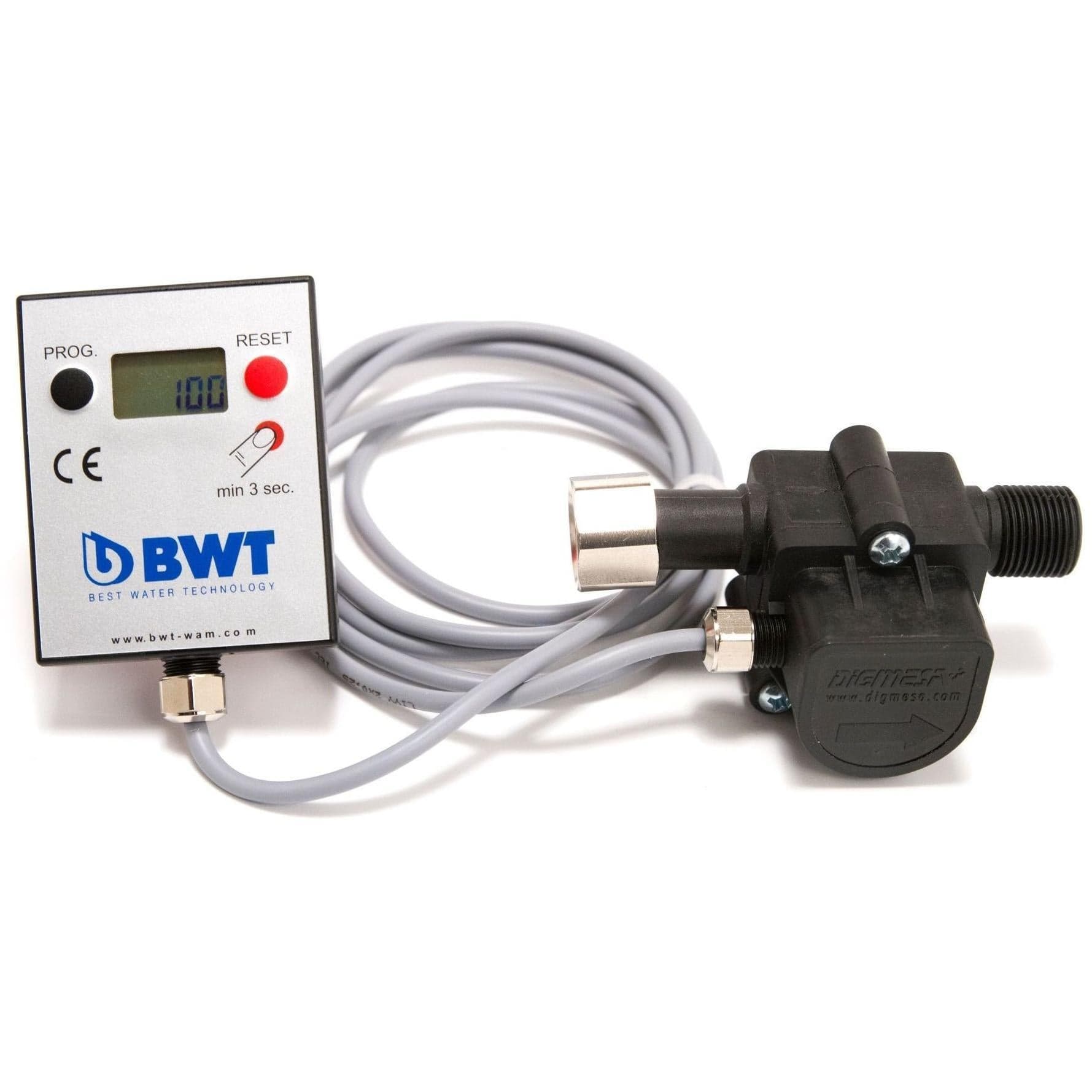 BWT 3/8" Aquameter with LCD Display