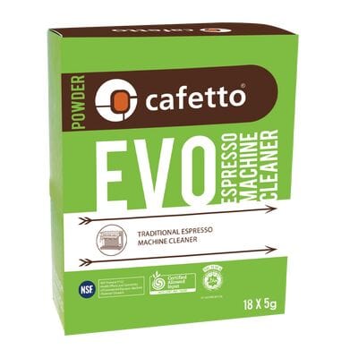 Cafetto EVO Espresso Machine Cleaner 18 x 5g Sachet Packs