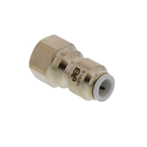 HHD John Guest Female Flare Brass Adapter 1/4" Tube x 1/4" MI4508F4S Fittings & Adapters