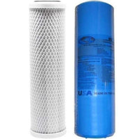 HHD PREMIUM Double Water Filter Kit Replacement Cartridges Water Filtration Systems Carbon & Softener