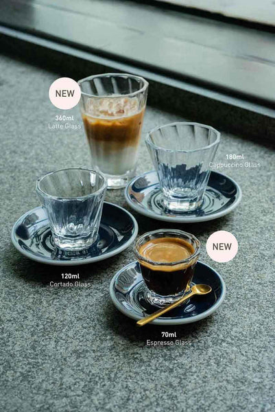 Loveramics Cortado & Cappuccino Twisted Glass Collection — Best Coffee