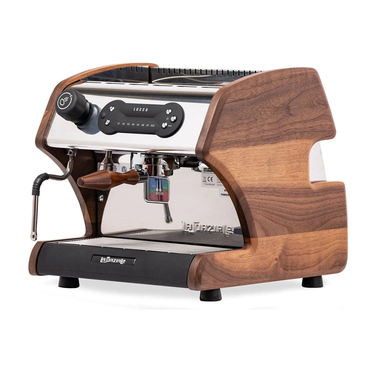 LUCCA LUCCA A53 Direct Plumb Espresso Machine Walnut