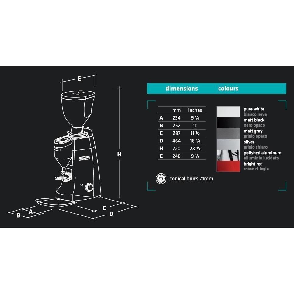 Image of Mazzer Robur S Electronic Commercial Espresso Grinder - Voltage Coffee Supply™