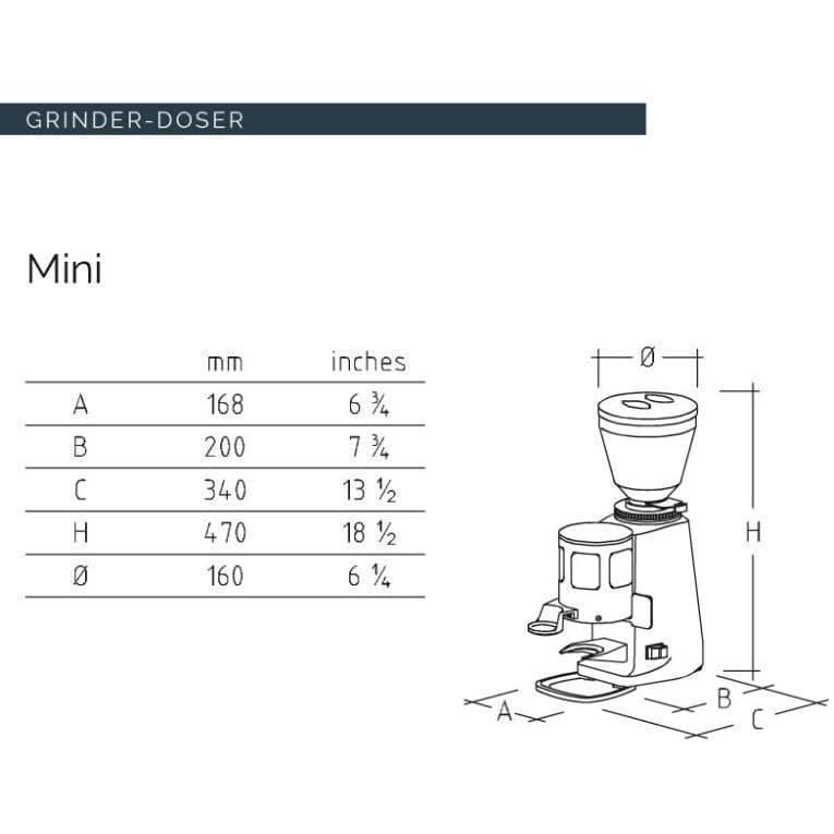 Image of Mazzer Mini Timer Espresso Grinder Doser - Voltage Coffee Supply™