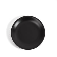 notNeutral notNeutral Lino Cafe Plates - One Dozen Cups & Mugs 7" Round | Black