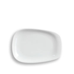 notNeutral notNeutral Lino Cafe Plates - One Dozen Cups & Mugs Small Pulled Plate | White