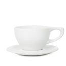 notNeutral notNeutral Lino Large Latte Cup & Saucer - One Dozen Cups & Mugs White