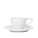 notNeutral notNeutral Lino Single Cappuccino Cup & Saucer - One Dozen Cups & Mugs White