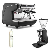 Nuova Simonelli Simonelli Appia Life Compact Volumetric Espresso Machine & Mazzer Grinder Equipment Package Espresso Machines Appia Life Compact 110v Package