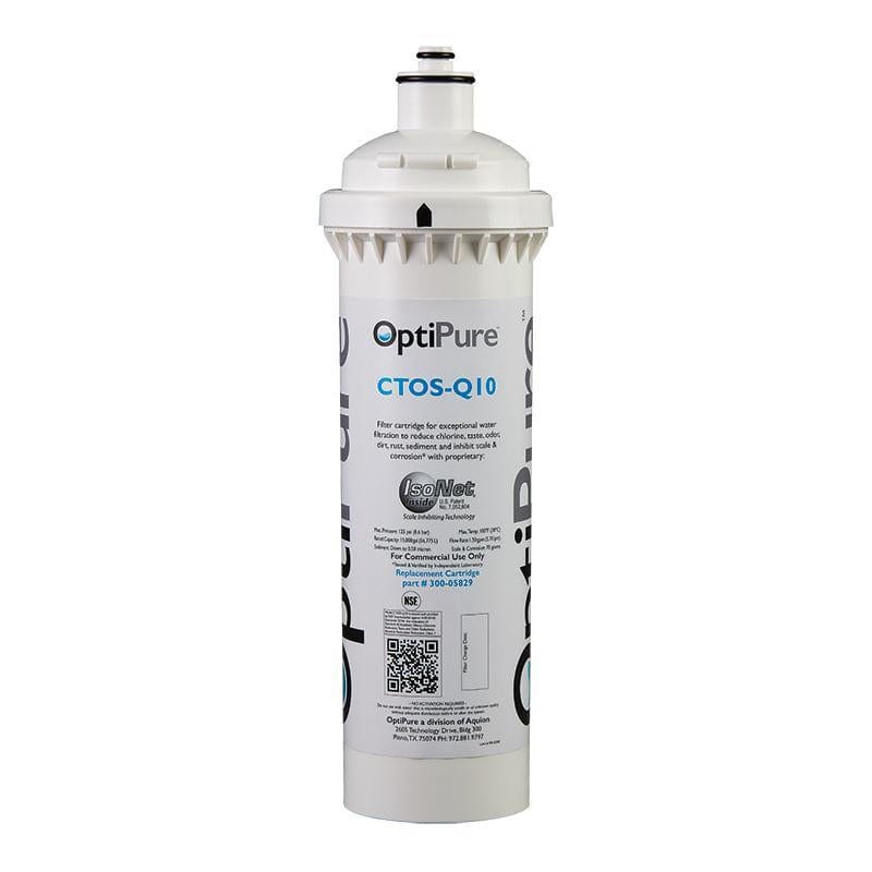 OptiPure CTOS-Q10 10" Qwik-Twist Carbon Filter Cartridge + IsoNet