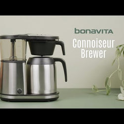 Bonavita Connoisseur 8-Cup One-Touch Thermal Coffee Brewer With Hanging Basket