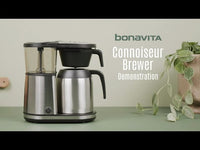 Bonavita Connoisseur 8-Cup One-Touch Thermal Coffee Brewer With Hanging Basket