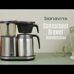 Bonavita Connoisseur 8-Cup One-Touch Thermal Coffee Brewer With Hanging Basket