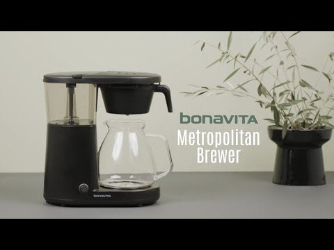 BONAVITA Metropolitan One-Touch Glass Carafe Coffee Brewer (8-Cup