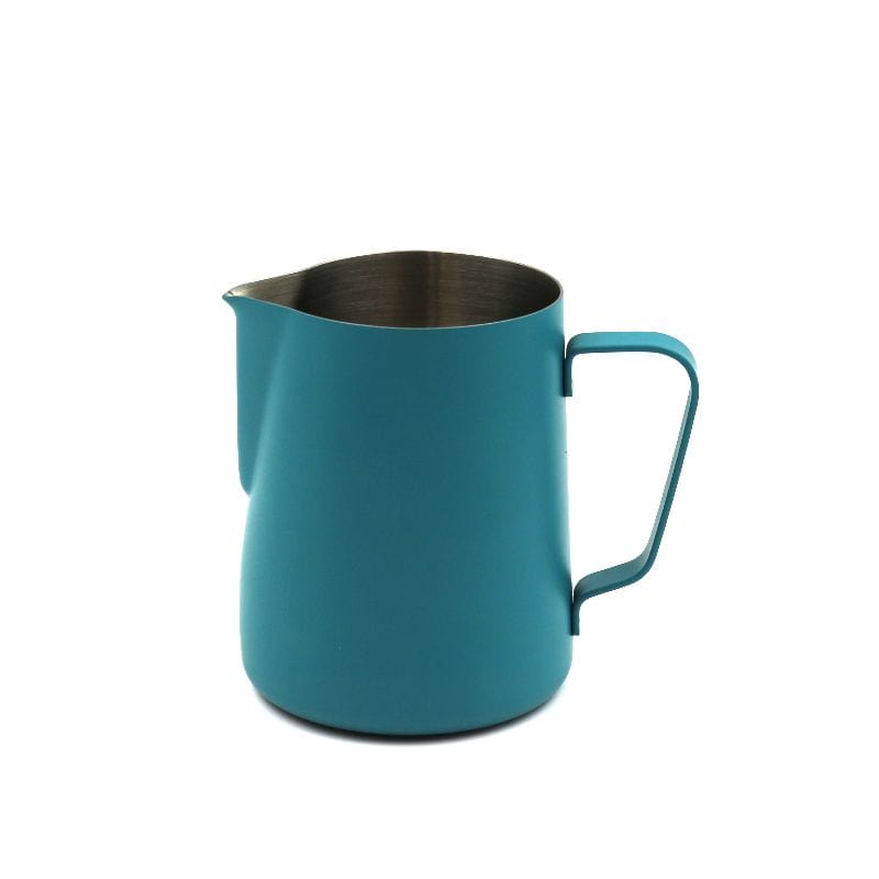 Voltage Coffee Supply™ 15oz Rhino Classic Milk Pitcher Teal Blue